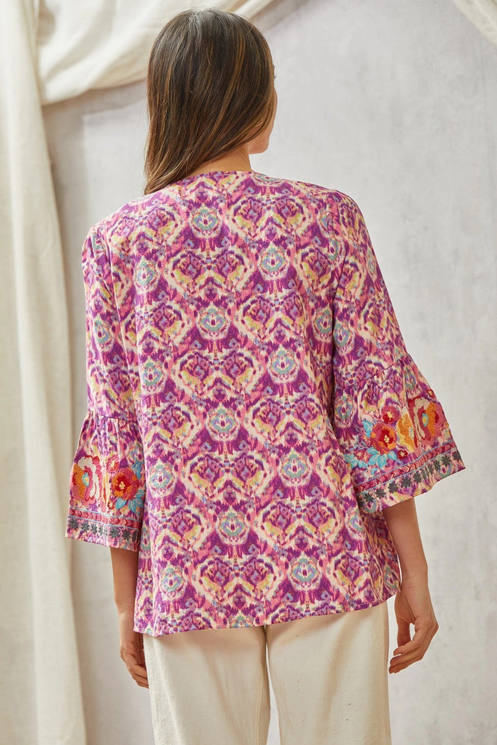 Boho Charm Embroidered Tunic