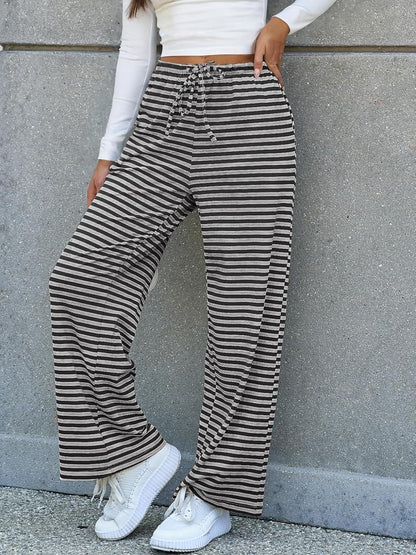 PREORDER- Striped Up Wide Leg Pants