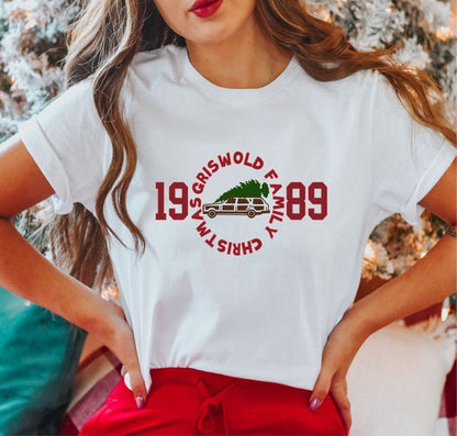 1989 Griswold Family Christmas Graphic Tee (PLUS)