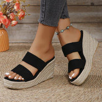 PREORDER - Do it with passion Open Toe Wedge Sandals