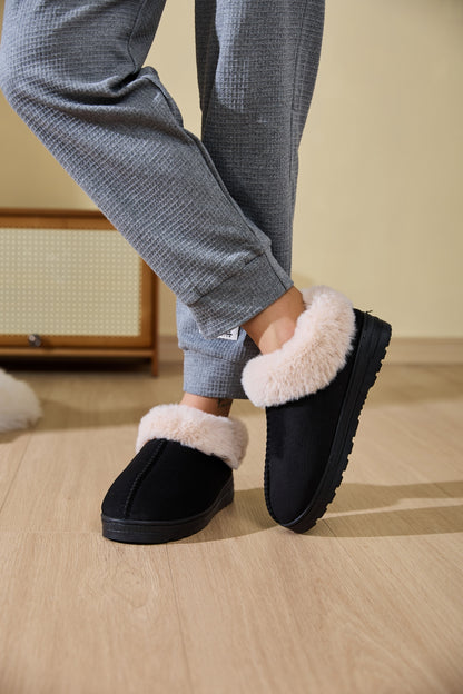 PREORDER: FLUFFY PLATFORM SLIPPERS