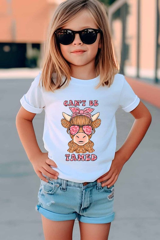Cant Be Tamed Kids Graphic Tee