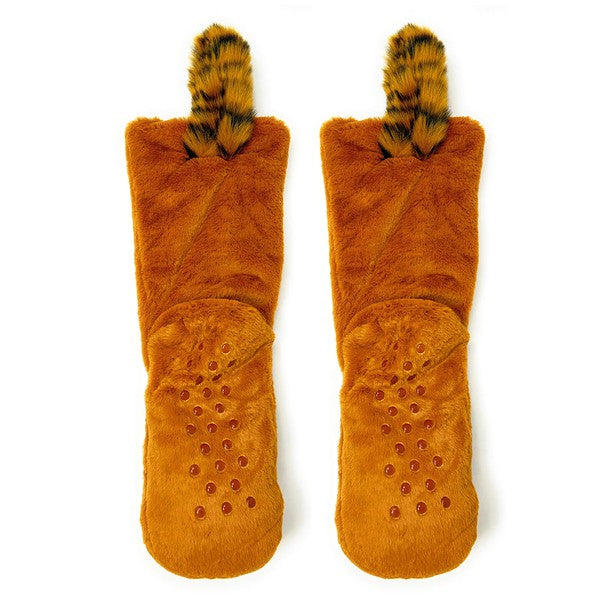 Red Panda - Women's Plush Animal Slipper Socks