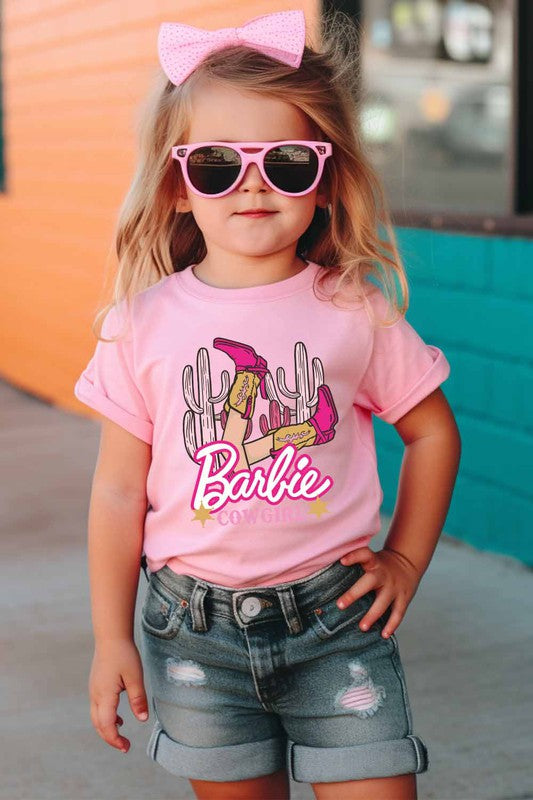Barbie Cowgirl Kids Graphic Tee