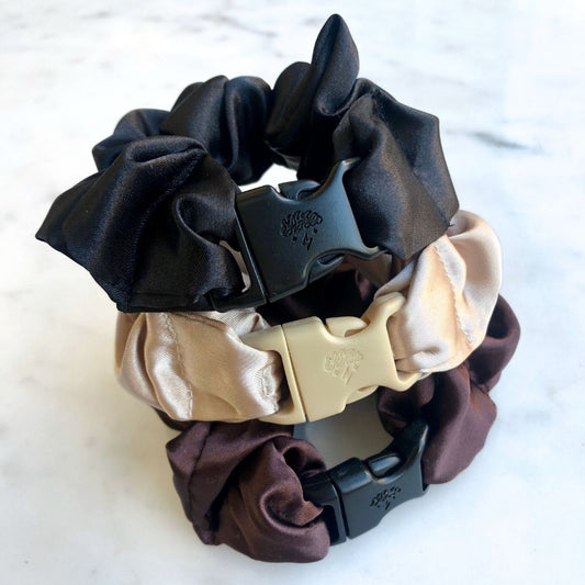 Buckle Scrunchie Bundle – Neutrals