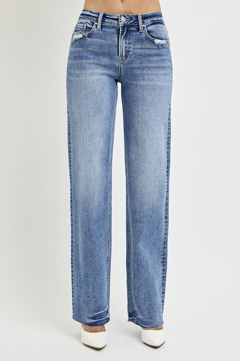 Elevate High Rise Straight Jeans