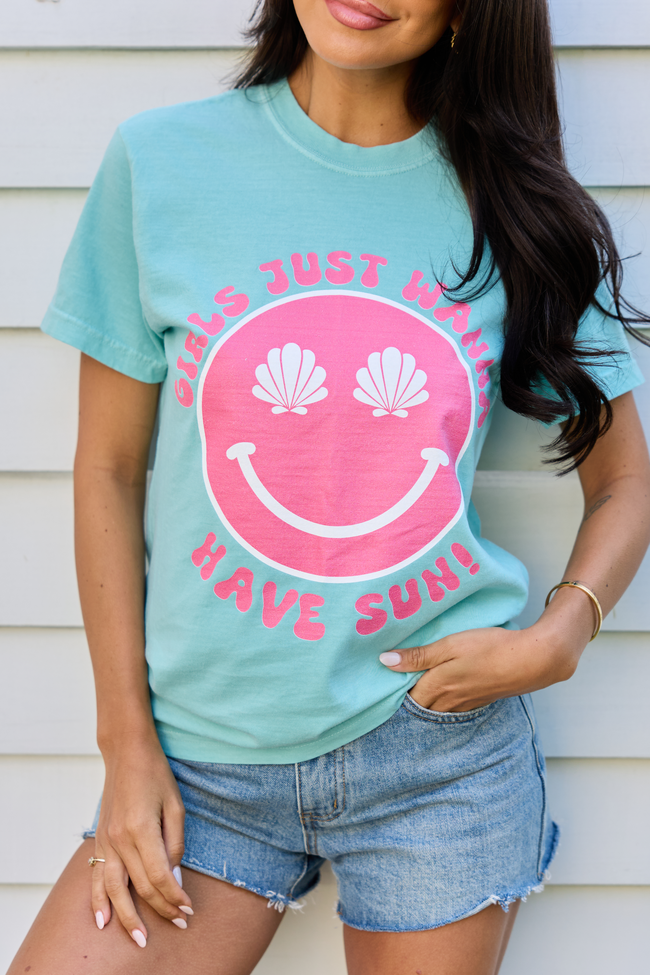 Girls Just Wanna Have Sun Chalky Graphic Tee