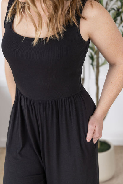 Michelle Mae Paige Jumpsuit  - Black