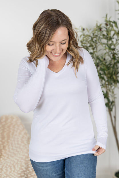 Michelle Mae Larissa Long Sleeve - White