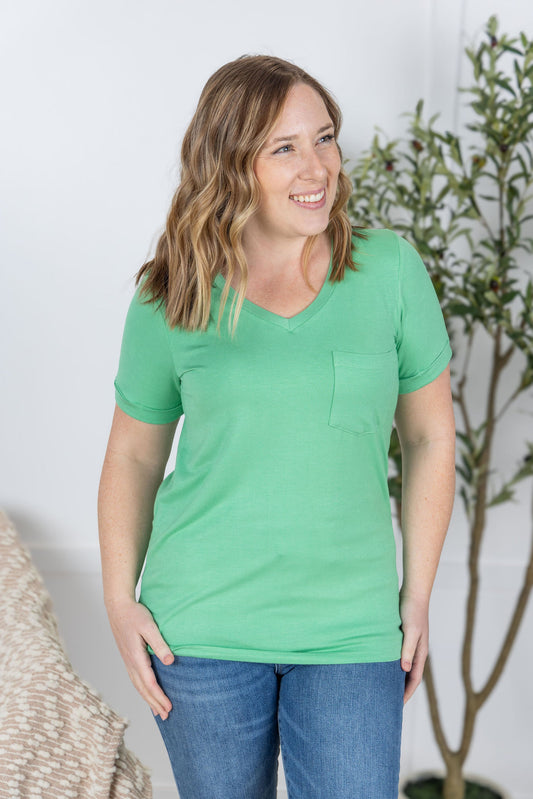 Michelle Mae Sophie Pocket Tee - Mint
