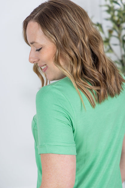 Michelle Mae Sophie Pocket Tee - Mint