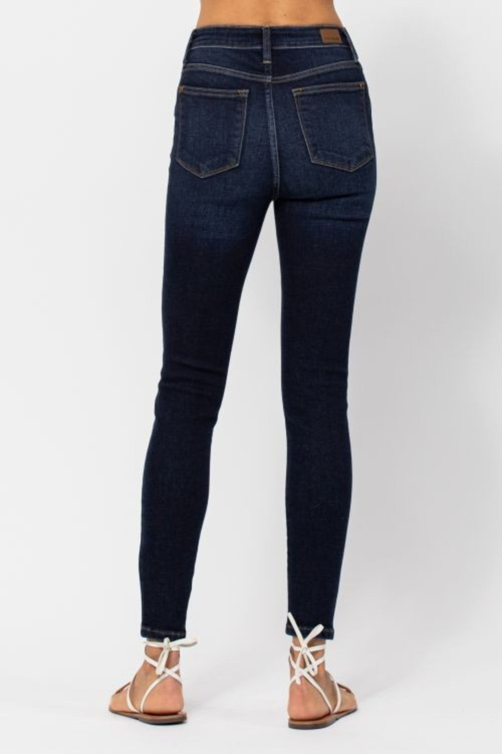 Never Late High Waist Handsand Skinny Jeans