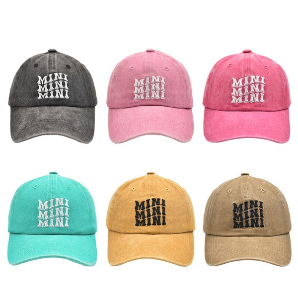 PREORDER- Mama Mini Stacked Matching Mom Me Hats Caps