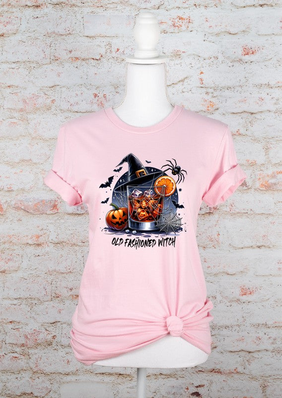 Old Fashioned Witch Bella Canvas Graphic Tee (PLUS)