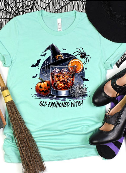 Old Fashioned Witch Bella Canvas Graphic Tee (PLUS)