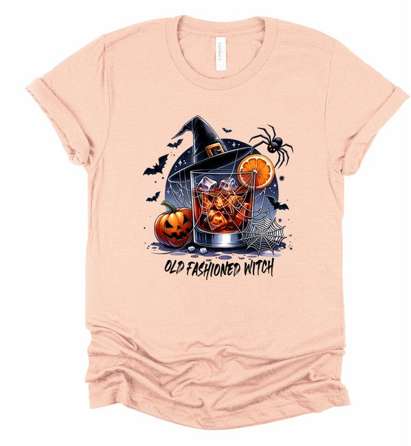 Old Fashioned Witch Bella Canvas Graphic Tee (PLUS)