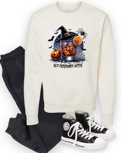 Old Fashioned Witch Graphic Sweatshirt (PLUS)