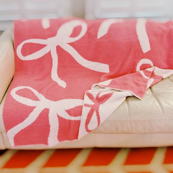 Party Bow Cozy Blanket