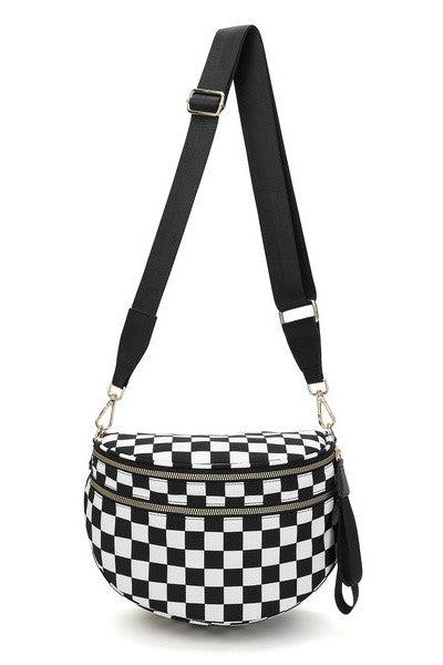 Checker Crossbody Sling Check Bag