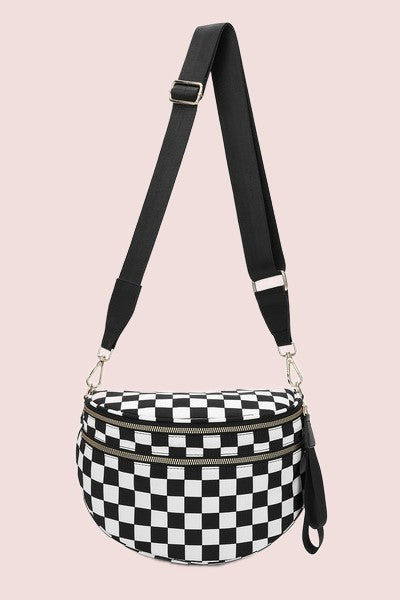 Checker Crossbody Sling Check Bag