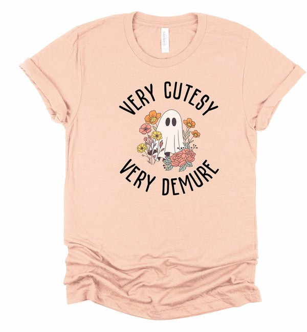 Very Cutesy Very Demure Graphic Tee (PLUS)