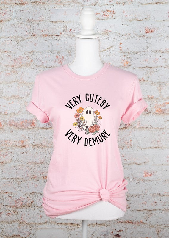 Very Cutesy Very Demure Graphic Tee (PLUS)