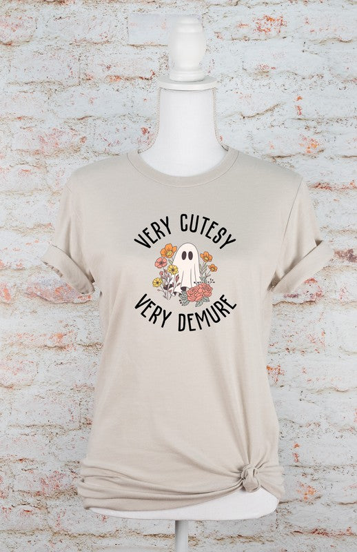 Very Cutesy Very Demure Graphic Tee (PLUS)