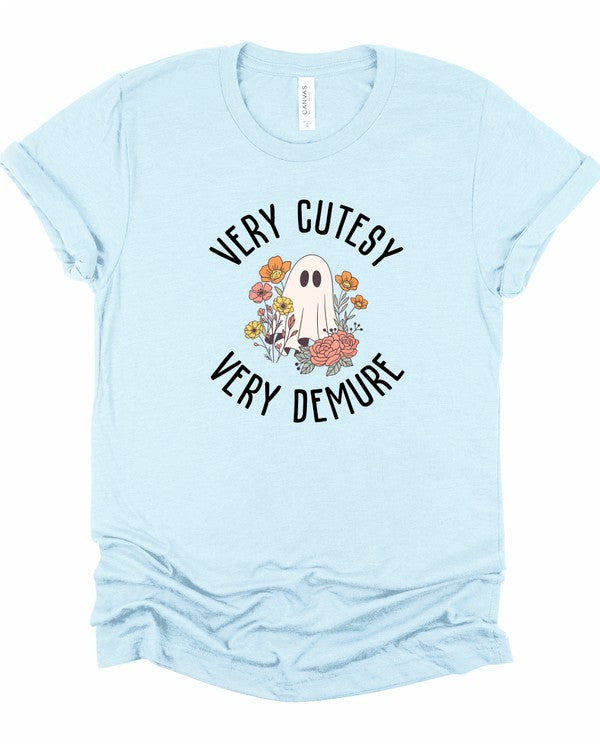 Very Cutesy Very Demure Graphic Tee (PLUS)