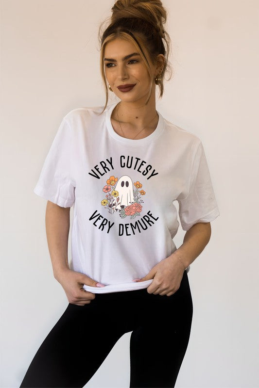 Very Cutesy Very Demure Graphic Tee (PLUS)