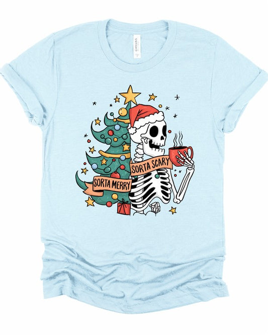 Sorta Merry Sorta Scary Graphic Tee (PLUS)