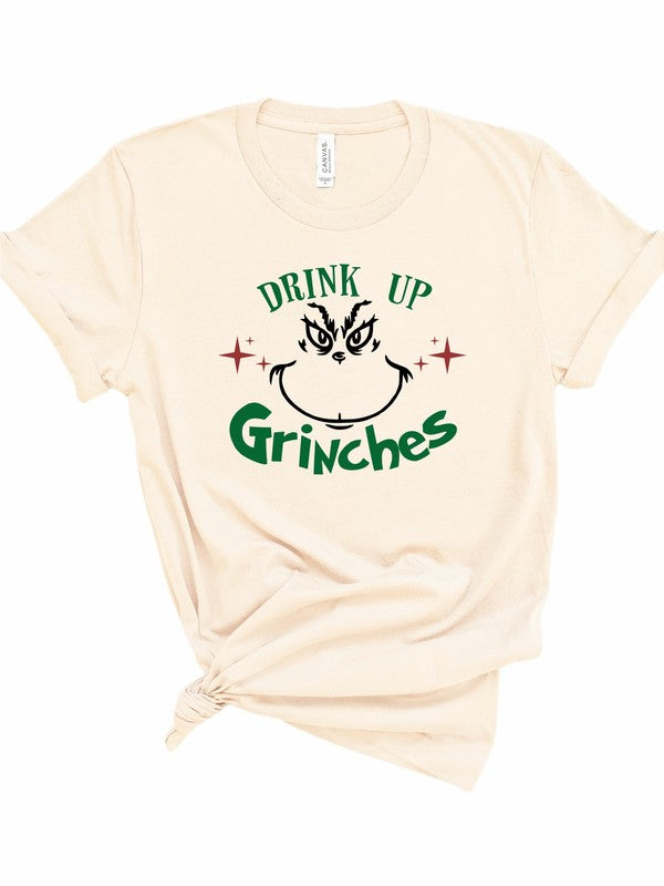 Drink Up Grinches Graphic Graphic Tee