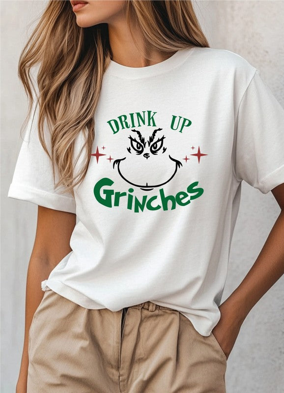 Drink Up Grinches Graphic Graphic Tee