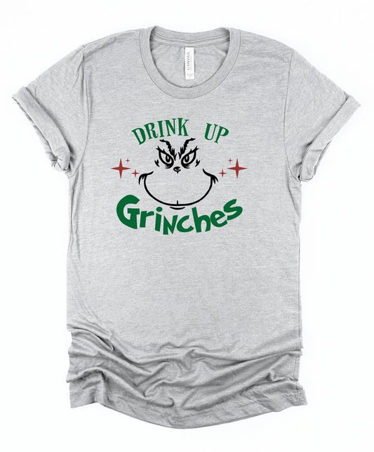 Drink Up Grinches Graphic Graphic Tee