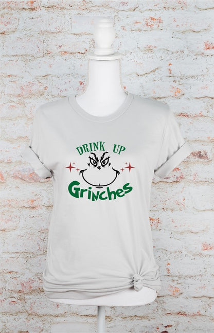 Drink Up Grinches Graphic Graphic Tee