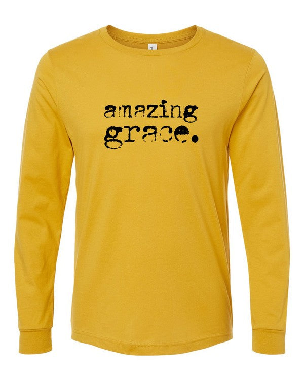 Amazing Grace Long Sleeve Graphic Tee