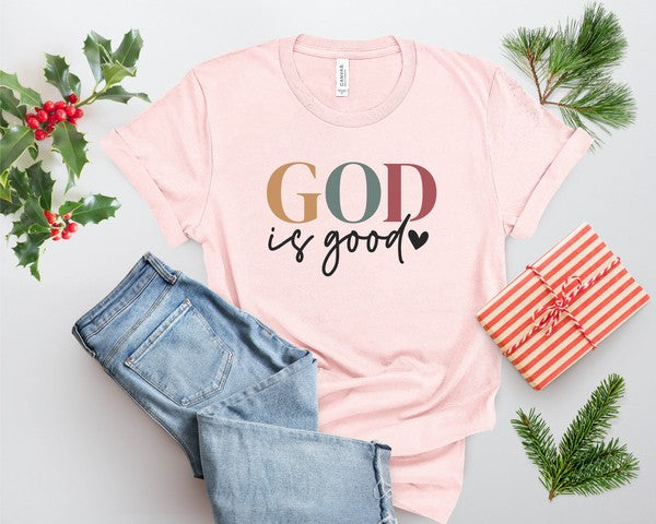 God is Good Bella Canvas Graphic Tee- PLUS