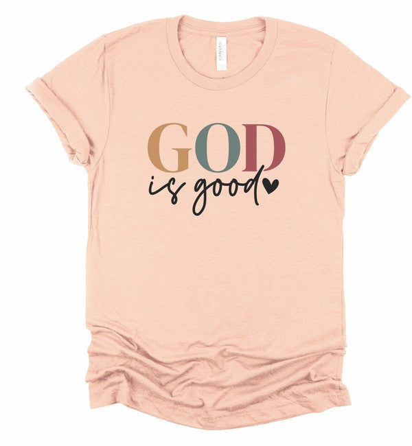 God is Good Bella Canvas Graphic Tee- PLUS