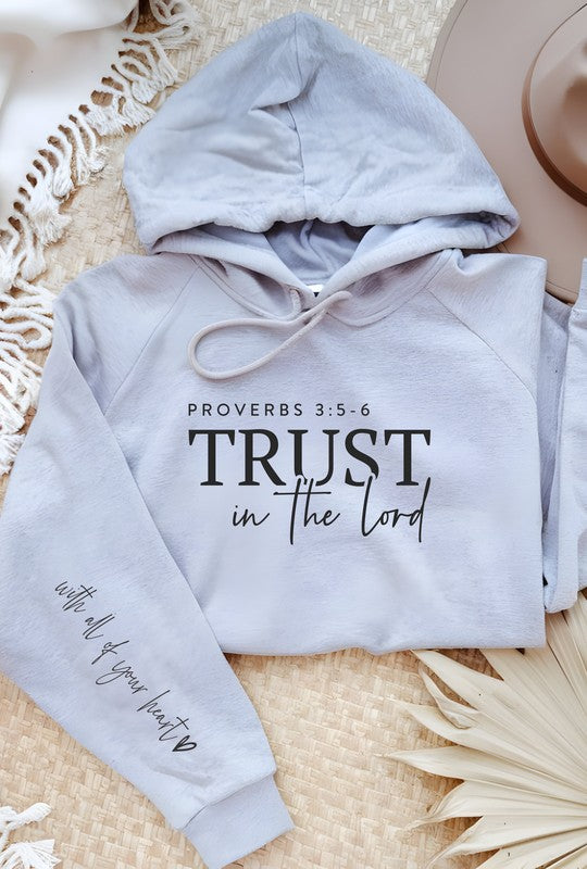 Trust in The Lord Graphic Hoodie- Plus