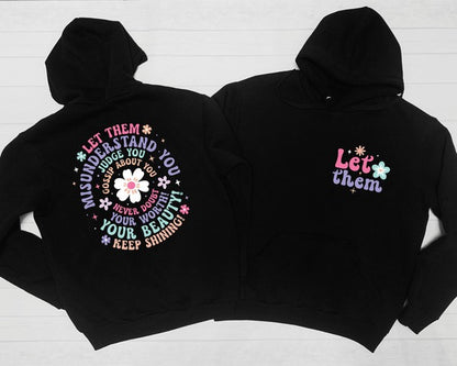 Let Them -- Keep Shining Graphic Hoodie (PLUS)