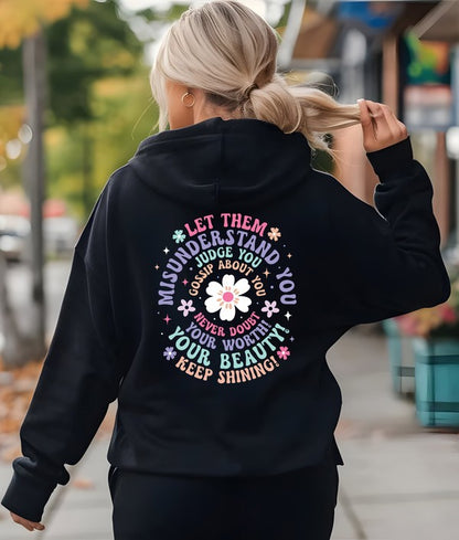 Let Them -- Keep Shining Graphic Hoodie