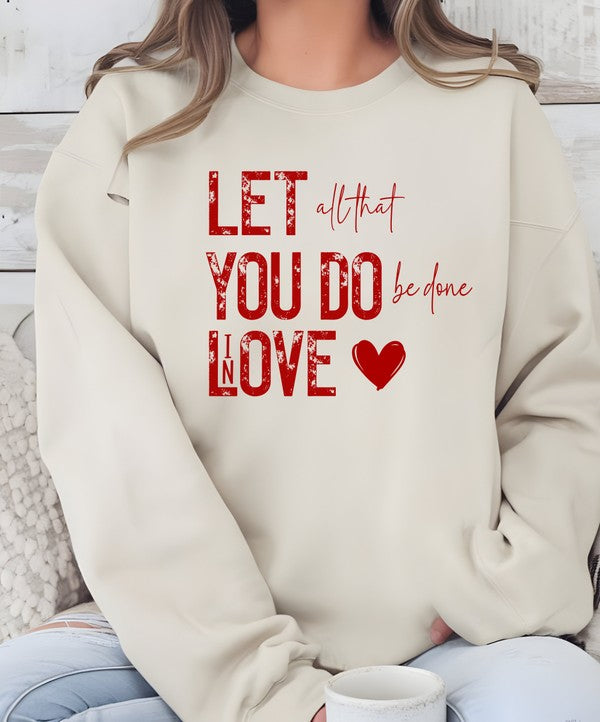 Love in Every Stitch Sweatshirt