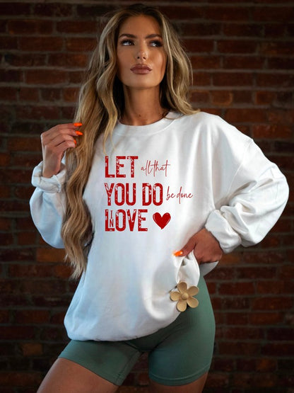 Love in Every Stitch Sweatshirt