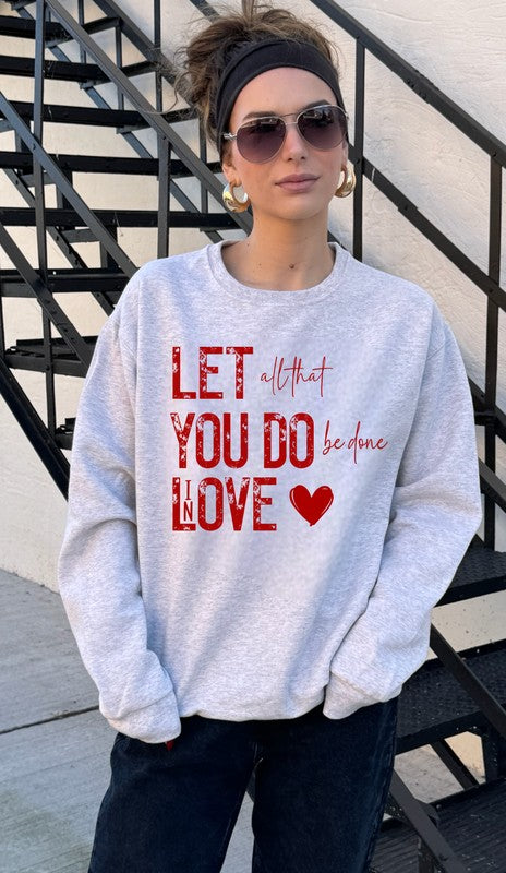 Love in Every Stitch Sweatshirt