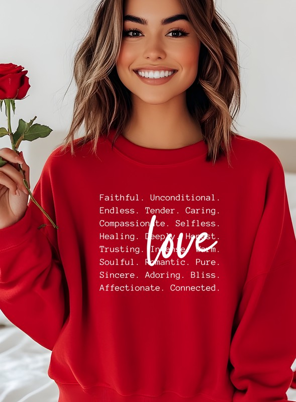 Heartfelt Words Crewneck