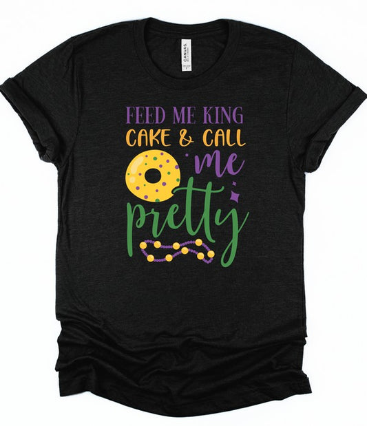 Feed Me King Cake Graphic Tee (PLUS)