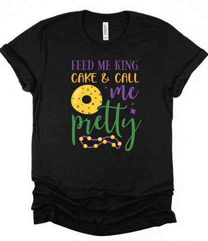 Feed Me King Cake Graphic Tee