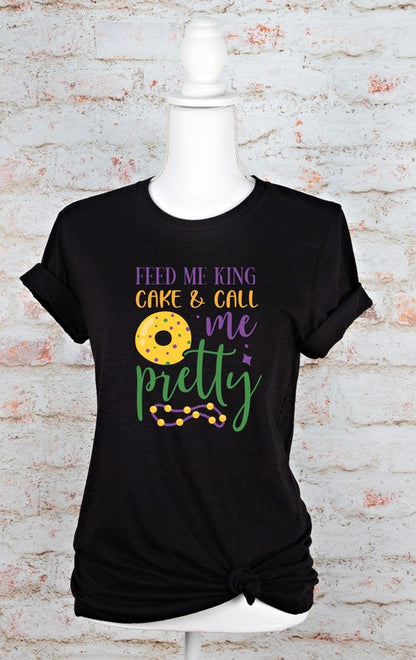 Feed Me King Cake Graphic Tee (PLUS)