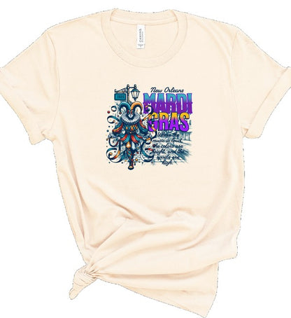 Mardi Gras New Orleans Graphic Tee (PLUS)