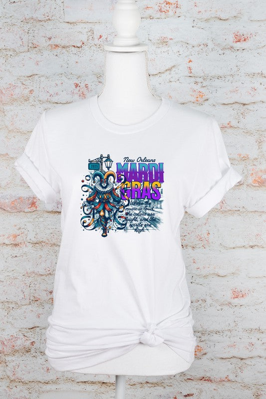 Mardi Gras New Orleans Graphic Tee (PLUS)