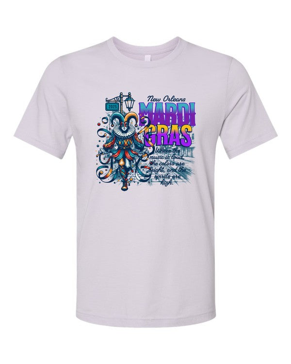 Mardi Gras New Orleans Graphic Tee (PLUS)